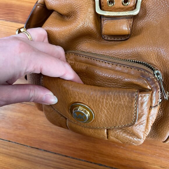 Michael by Michael Kors Brown Leather Shoulder Bag - Picture 7 of 10
